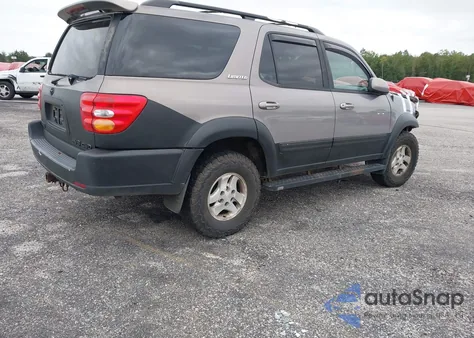 2001 Toyota Sequoia Limited V8 z USA, uszkodzony, nr VIN 5TDBT48A11S032779